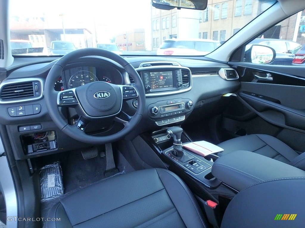 Satin Black Interior 2019 Kia Sorento EX V6 AWD Photo #135241758