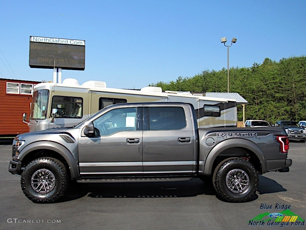 2019 F150 SVT Raptor SuperCrew 4x4 - Magnetic / Raptor Black photo #2