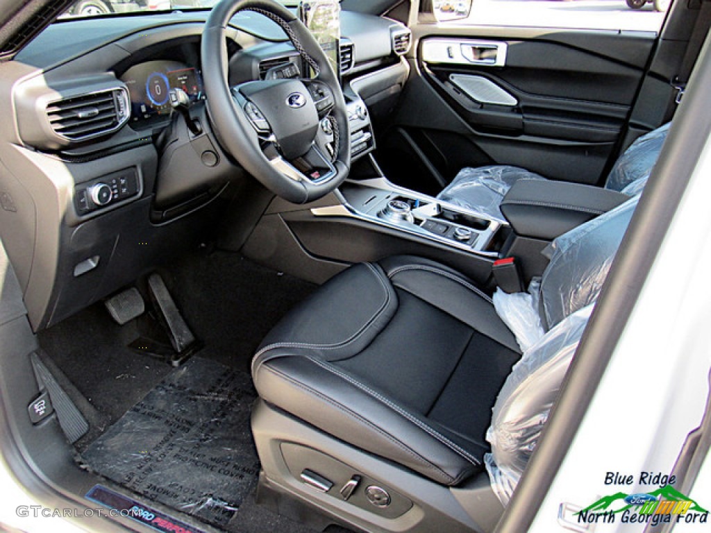 2020 Explorer ST 4WD - Star White Metallic Tri-Coat / Ebony photo #28
