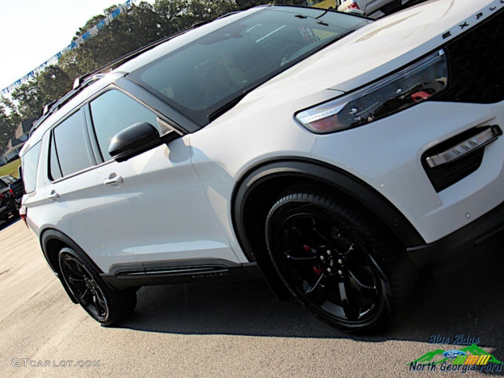 2020 Explorer ST 4WD - Star White Metallic Tri-Coat / Ebony photo #32