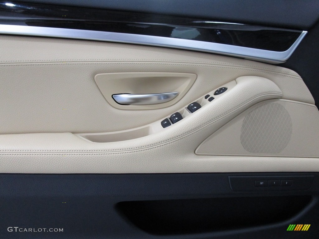 2016 5 Series 528i xDrive Sedan - Mediterranean Blue Metallic / Venetian Beige/Black photo #7