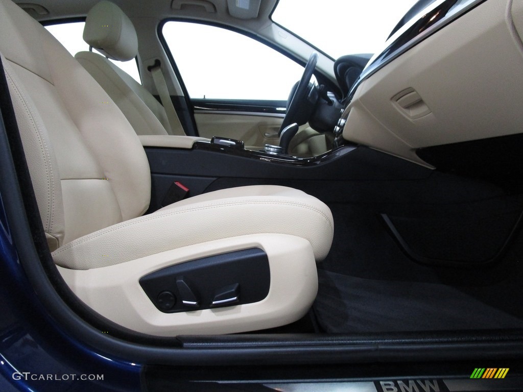 2016 5 Series 528i xDrive Sedan - Mediterranean Blue Metallic / Venetian Beige/Black photo #15