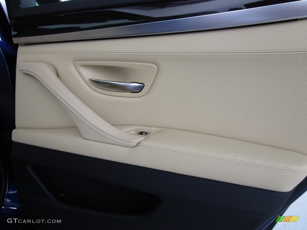 2016 5 Series 528i xDrive Sedan - Mediterranean Blue Metallic / Venetian Beige/Black photo #16