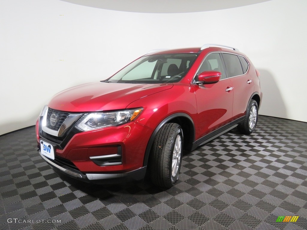 2019 Rogue SV AWD - Scarlet Ember / Charcoal photo #8