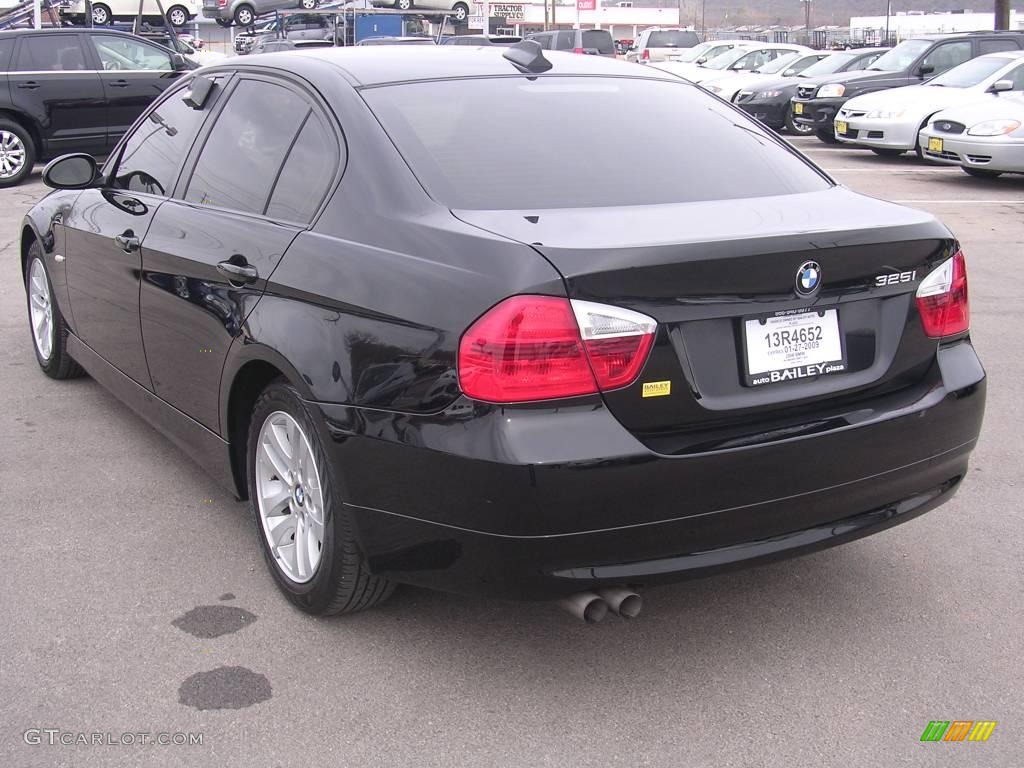 2006 3 Series 325i Sedan - Jet Black / Terra/Black Dakota Leather photo #4