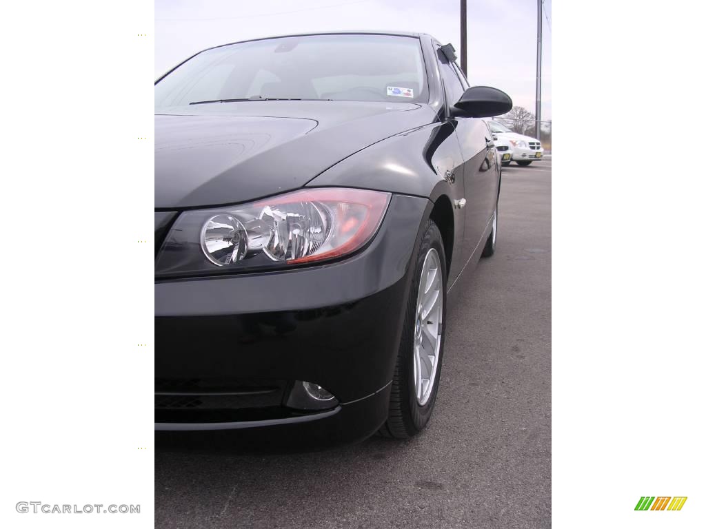 2006 3 Series 325i Sedan - Jet Black / Terra/Black Dakota Leather photo #9