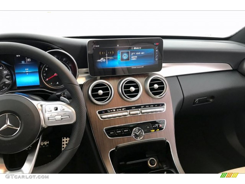 2020 Mercedes-Benz C 300 Sedan Black Dashboard Photo #135247491