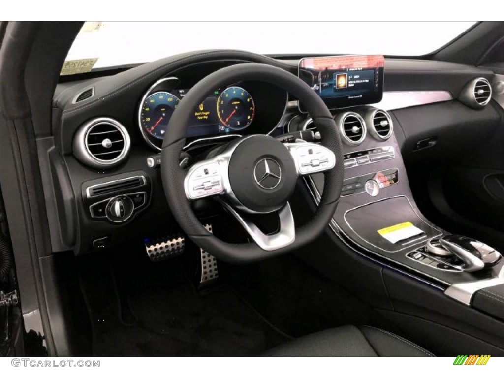 2020 Mercedes-Benz C 300 Cabriolet Black Dashboard Photo #135247851