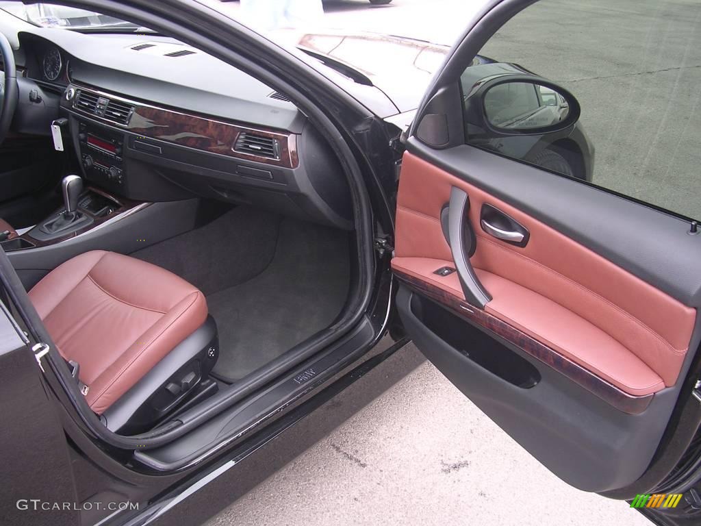 2006 3 Series 325i Sedan - Jet Black / Terra/Black Dakota Leather photo #13