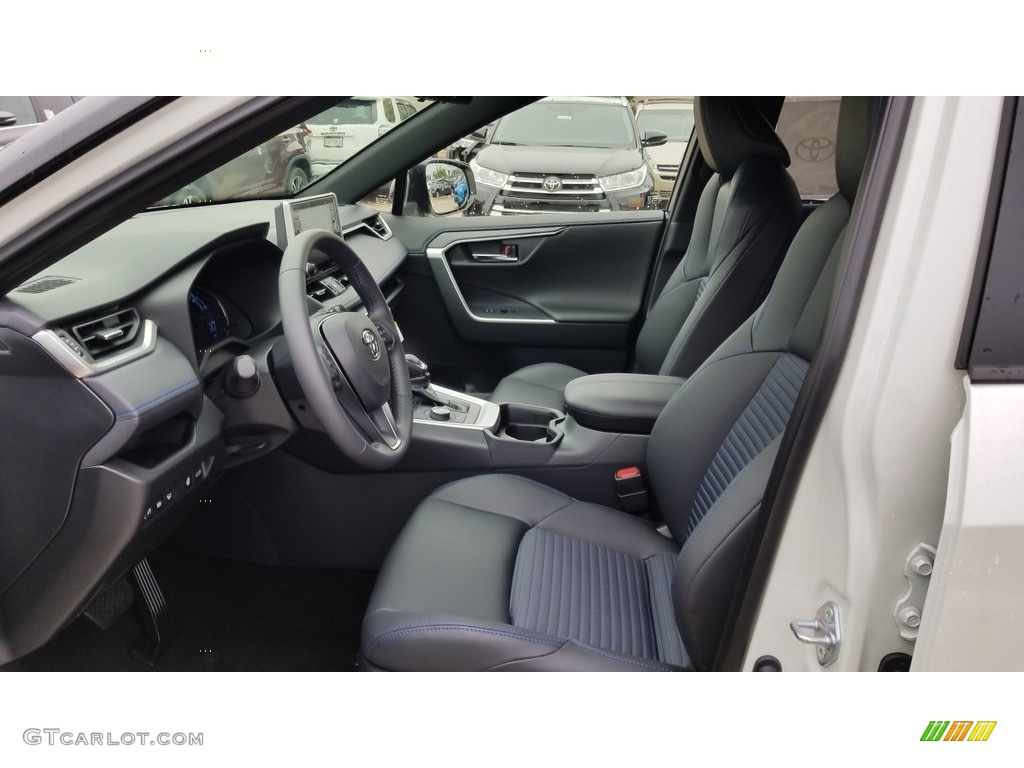 Black Interior 2019 Toyota RAV4 XSE AWD Hybrid Photo #135249068