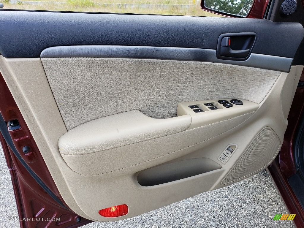 2010 Sonata GLS - Dark Cherry Red / Gray photo #13