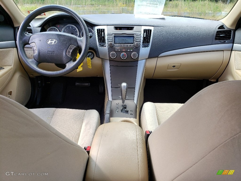 2010 Sonata GLS - Dark Cherry Red / Gray photo #21