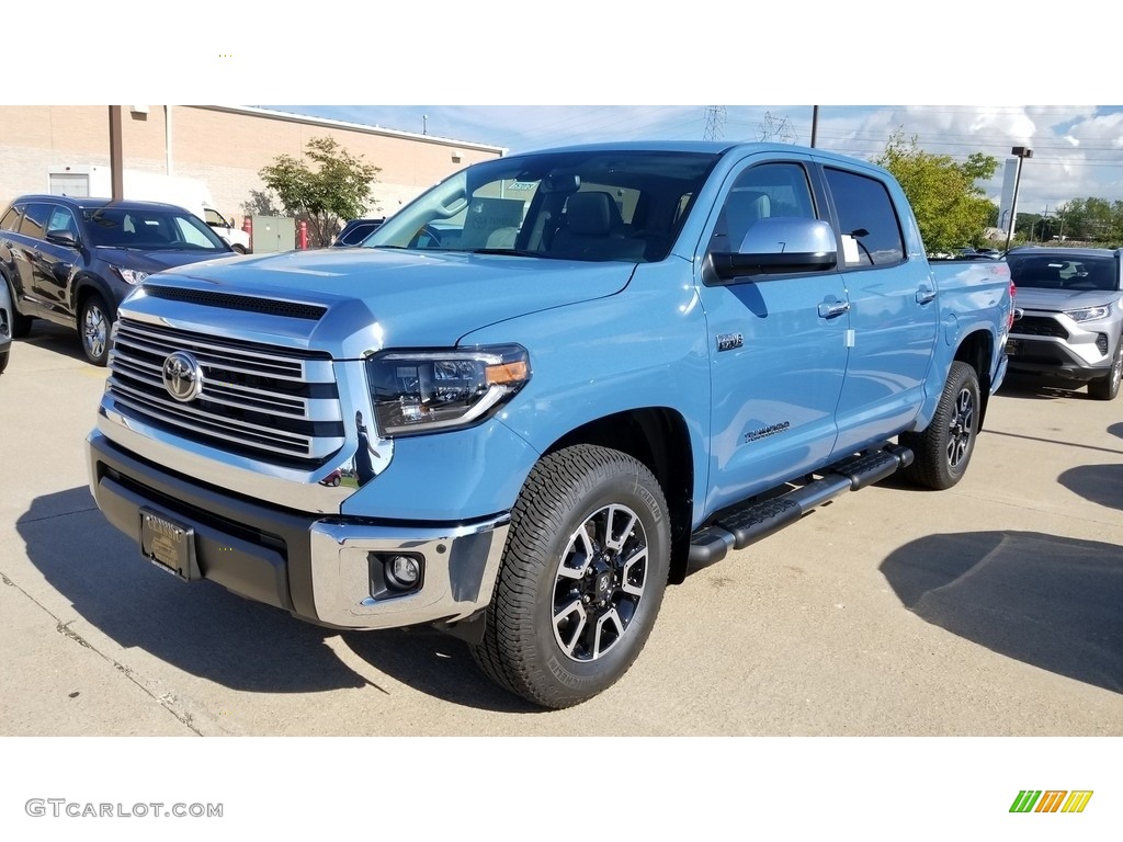 2020 Tundra Limited CrewMax 4x4 - Cavalry Blue / Graphite photo #1