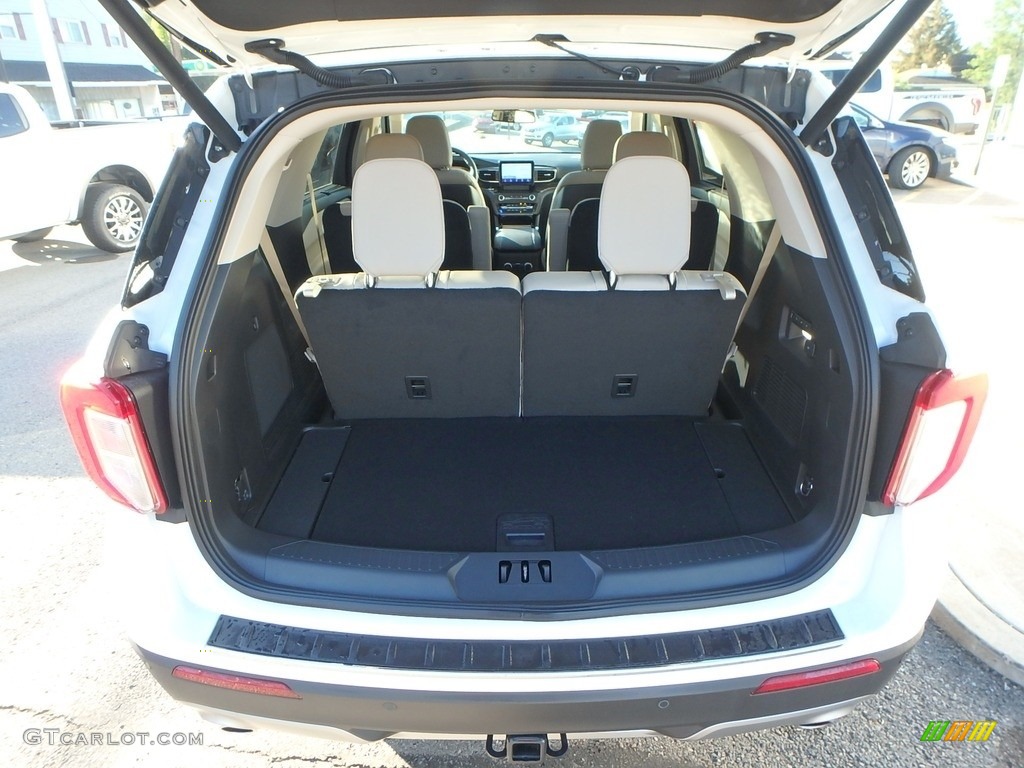 2020 Explorer Limited 4WD - Star White Metallic Tri-Coat / Sandstone photo #7