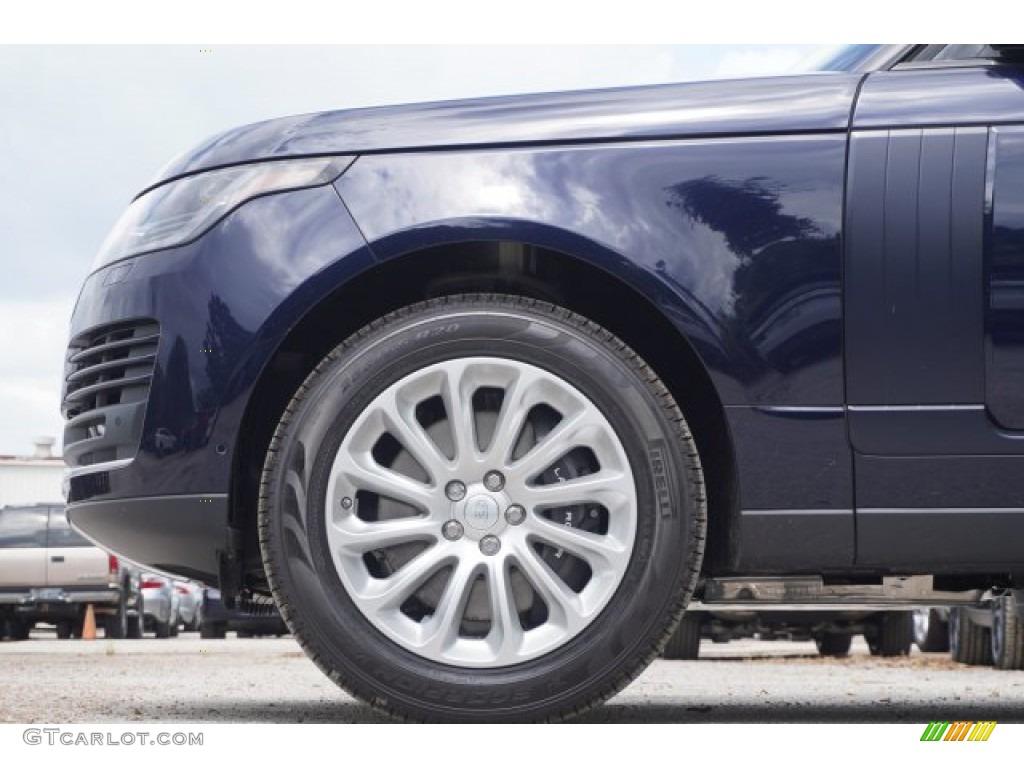 2020 Range Rover HSE - Portofino Blue Metallic / Almond/Espresso photo #8