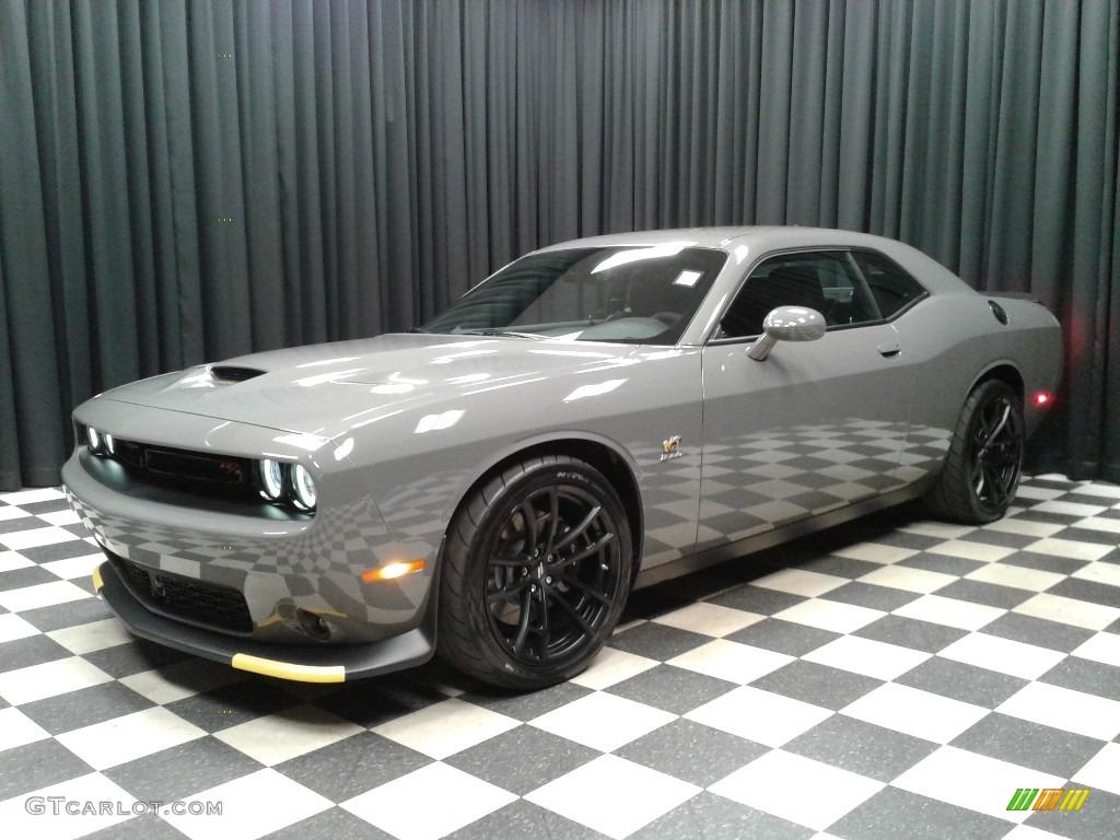 2019 Challenger R/T Scat Pack - Destroyer Gray / Black photo #2