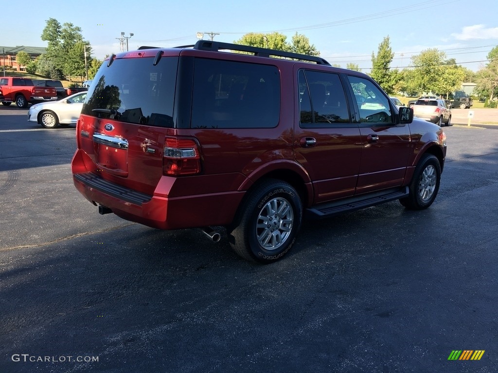 2013 Expedition XLT 4x4 - Ruby Red / Stone photo #6