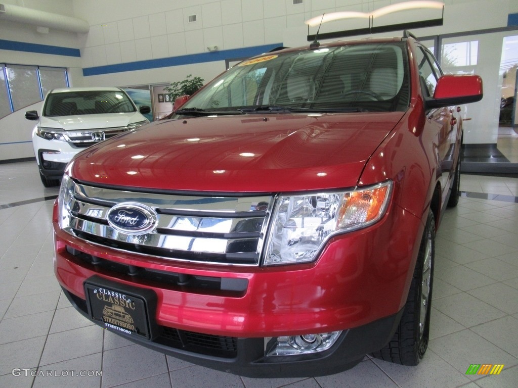 2008 Edge Limited AWD - Redfire Metallic / Charcoal photo #1