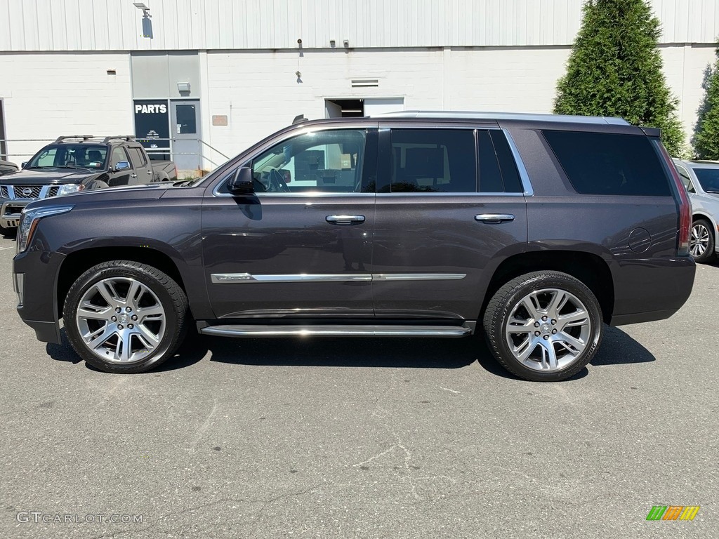 Gray Silk Metallic 2015 Cadillac Escalade Luxury 4WD Exterior Photo #135261005