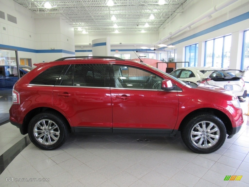 2008 Edge Limited AWD - Redfire Metallic / Charcoal photo #5