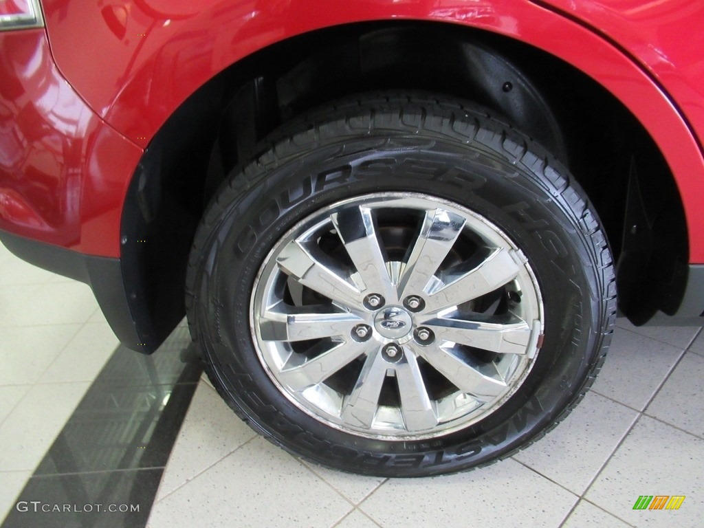 2008 Edge Limited AWD - Redfire Metallic / Charcoal photo #32