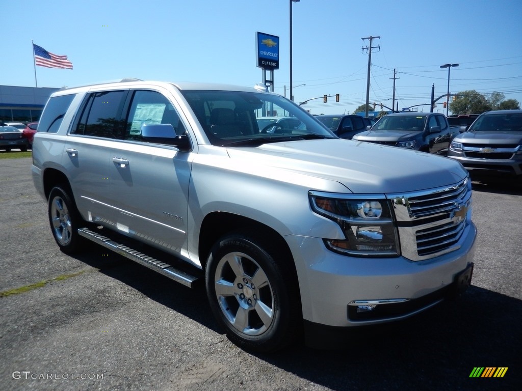 2020 Tahoe Premier 4WD - Silver Ice Metallic / Cocoa/­Dune photo #3