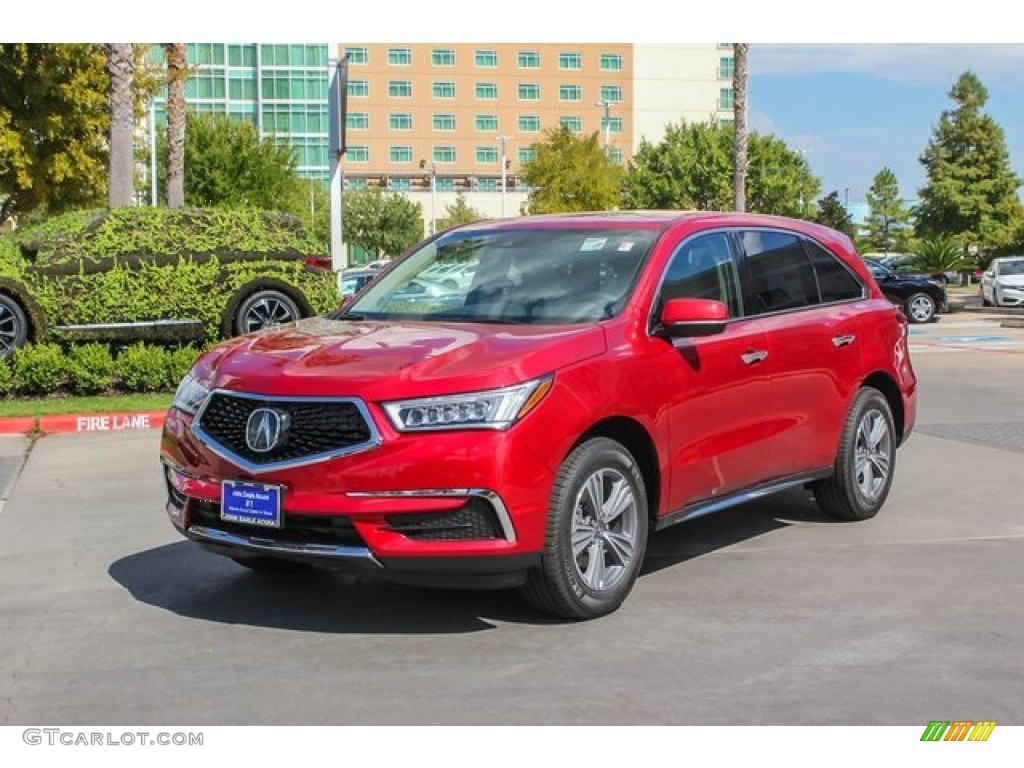 Performance Red Pearl 2019 Acura MDX Standard MDX Model Exterior Photo #135264206