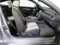 Black/Gray 2016 Honda Civic LX Coupe Interior Color