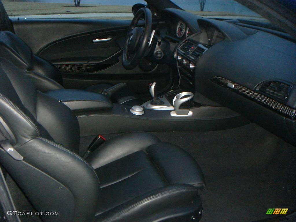 2006 M6 Coupe - Black Sapphire Metallic / Black photo #8