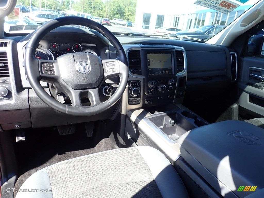 2014 1500 Big Horn Crew Cab 4x4 - Deep Cherry Red Crystal Pearl / Black/Diesel Gray photo #21