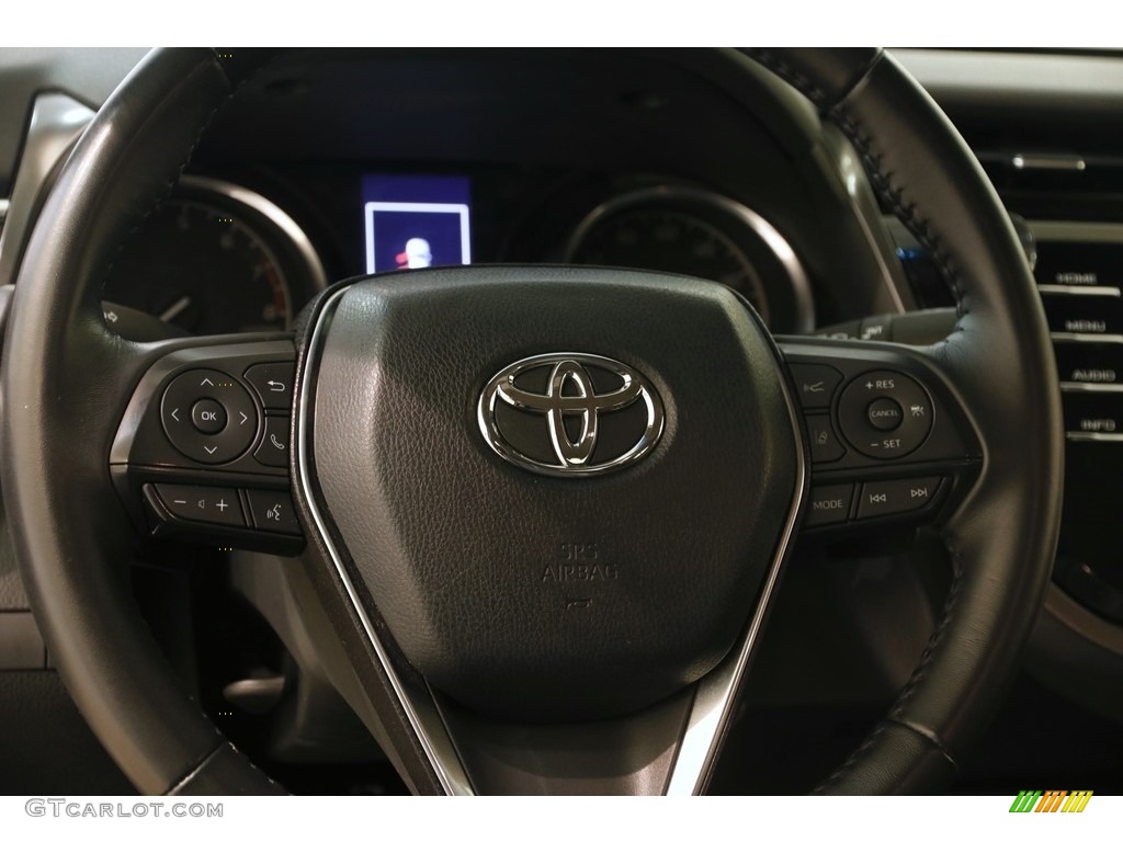 2018 Toyota Camry SE Black Steering Wheel Photo #135267423