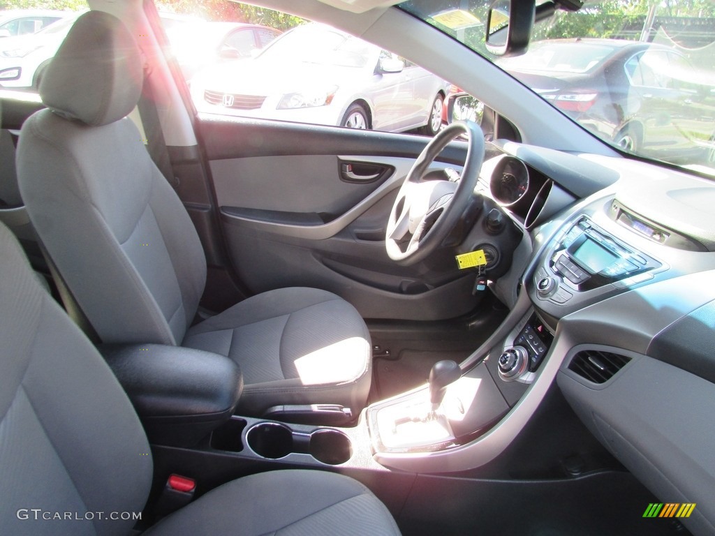2013 Elantra GLS - Indigo Night / Gray photo #16