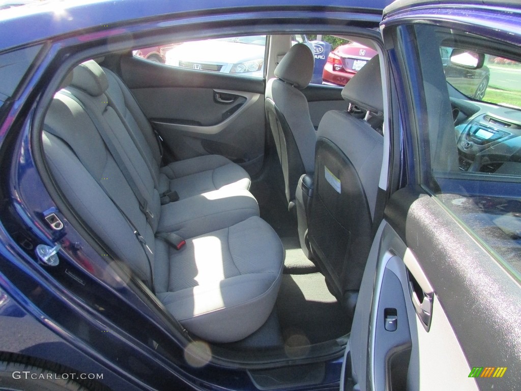 2013 Elantra GLS - Indigo Night / Gray photo #18