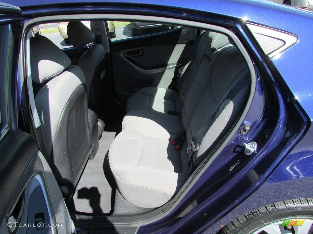 2013 Elantra GLS - Indigo Night / Gray photo #20