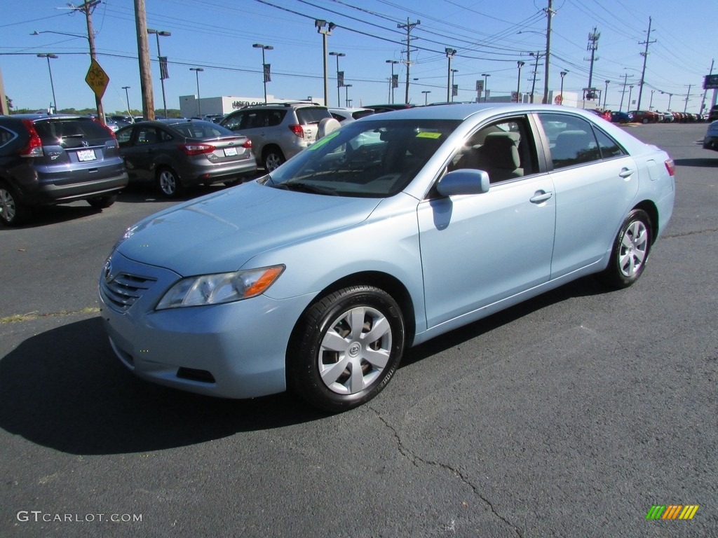 2008 Camry LE - Sky Blue Pearl / Ash photo #2