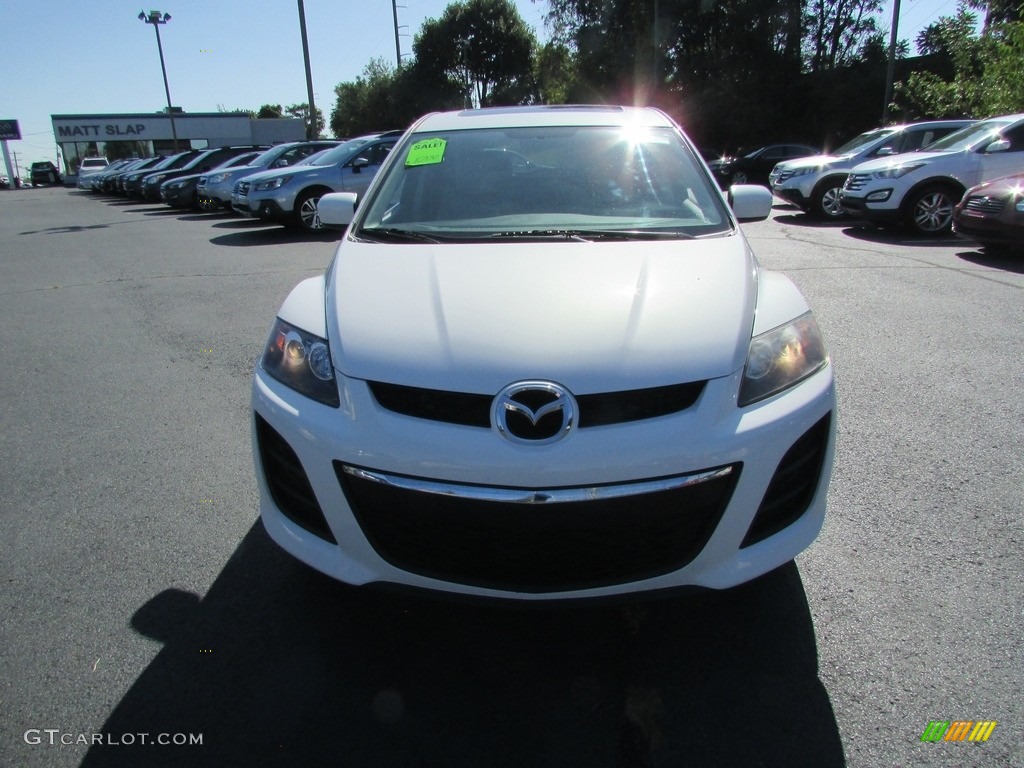 2011 CX-7 s Touring AWD - Crystal White Pearl Mica / Sand photo #3