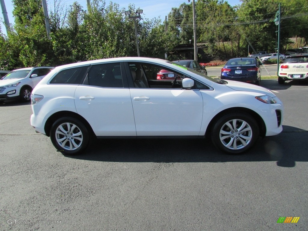 2011 CX-7 s Touring AWD - Crystal White Pearl Mica / Sand photo #5