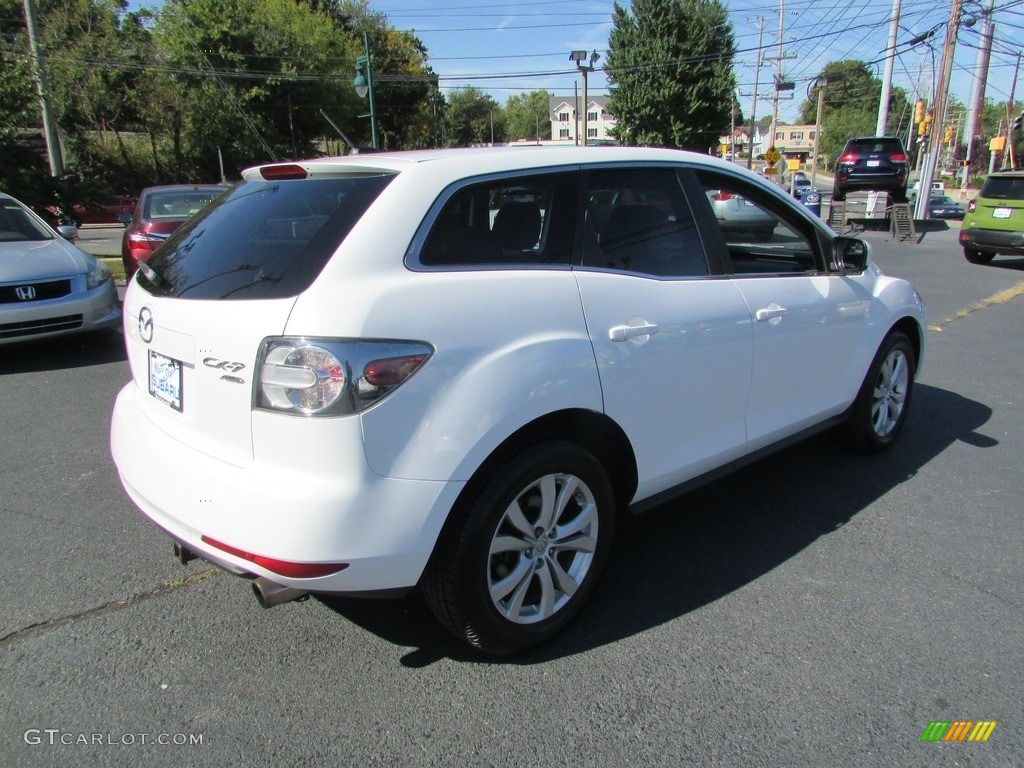 2011 CX-7 s Touring AWD - Crystal White Pearl Mica / Sand photo #6
