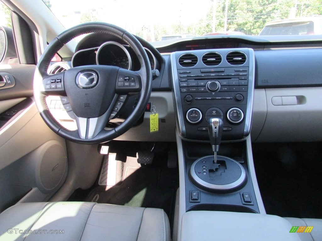 2011 CX-7 s Touring AWD - Crystal White Pearl Mica / Sand photo #10