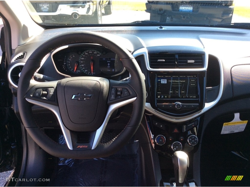2019 Sonic LT Hatchback - Mosaic Black Metallic / Jet Black photo #3