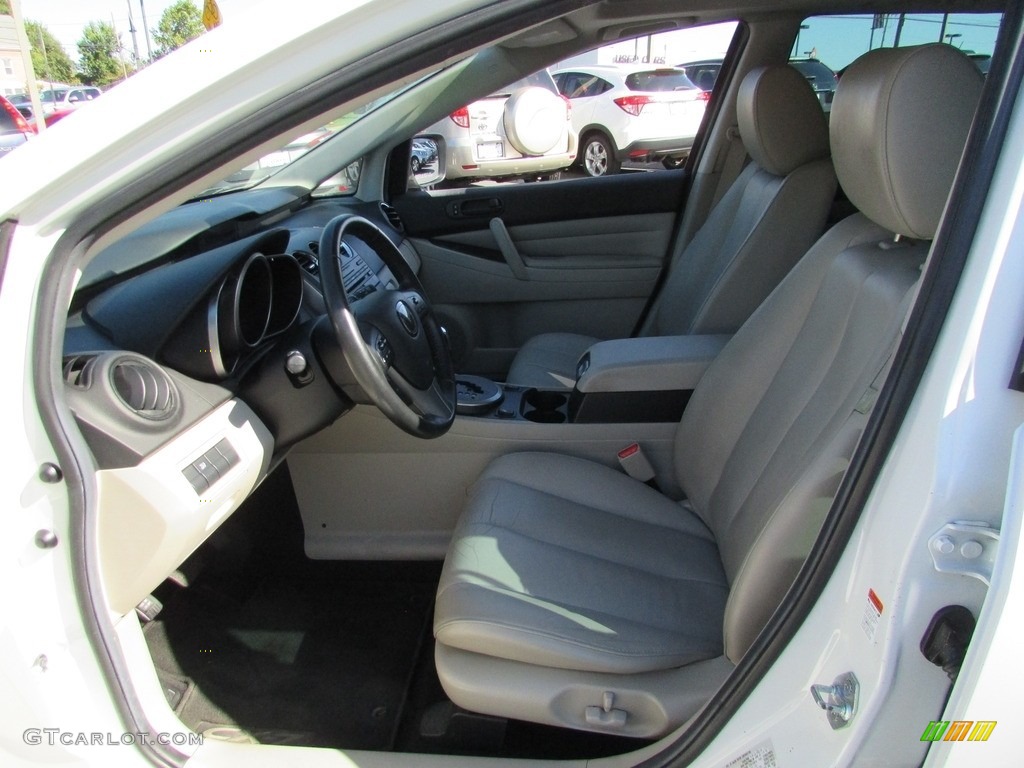 2011 CX-7 s Touring AWD - Crystal White Pearl Mica / Sand photo #13