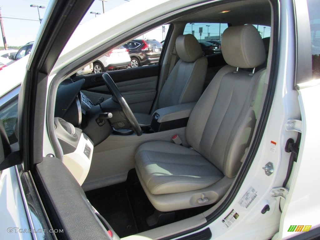 2011 CX-7 s Touring AWD - Crystal White Pearl Mica / Sand photo #16