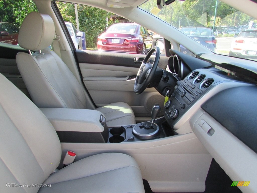 2011 CX-7 s Touring AWD - Crystal White Pearl Mica / Sand photo #17