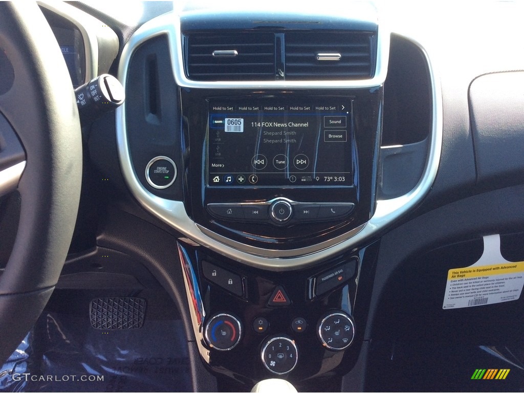 2019 Sonic LT Hatchback - Mosaic Black Metallic / Jet Black photo #14