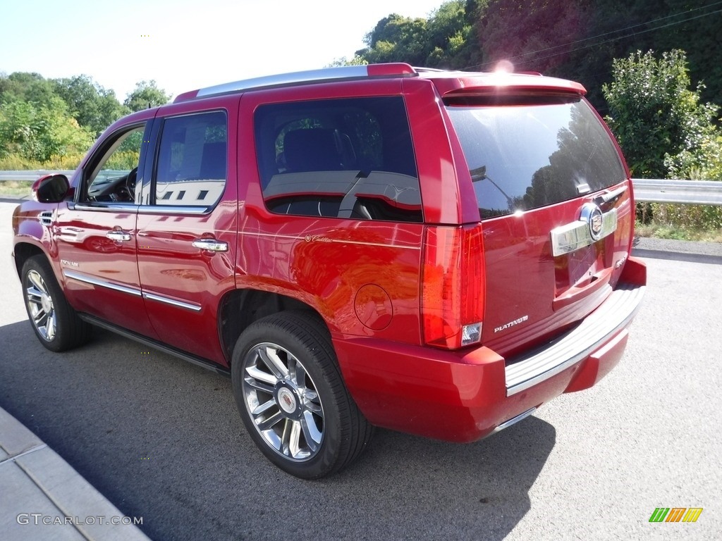 2013 Escalade Platinum AWD - Crystal Red Tintcoat / Ebony photo #8