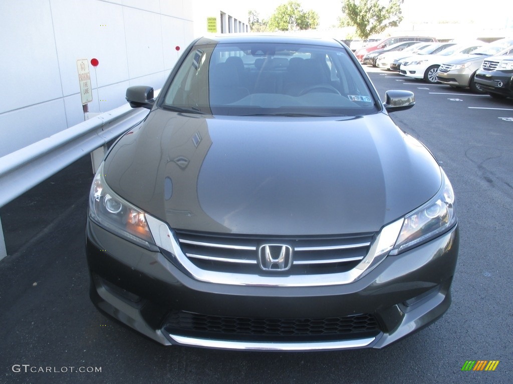 2014 Accord EX-L Sedan - Hematite Metallic / Black photo #7