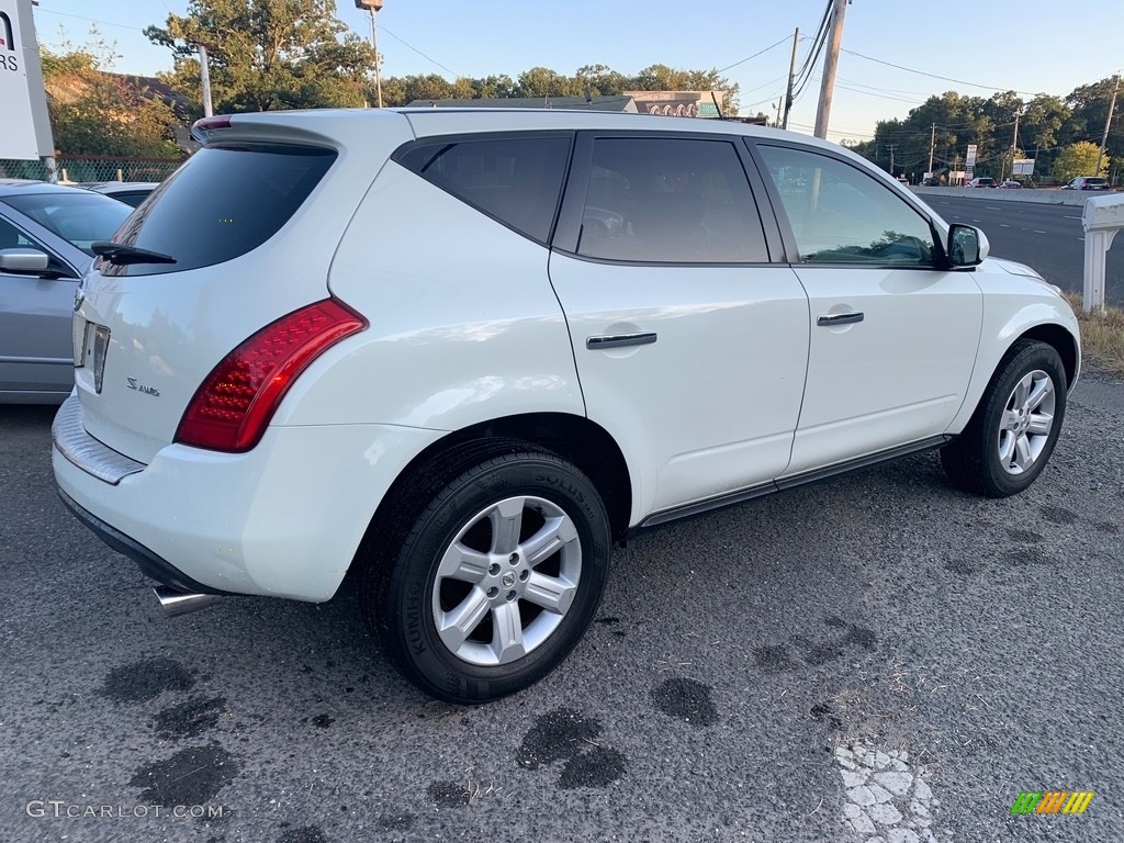 2006 Murano S AWD - Glacier Pearl / Cafe Latte photo #3