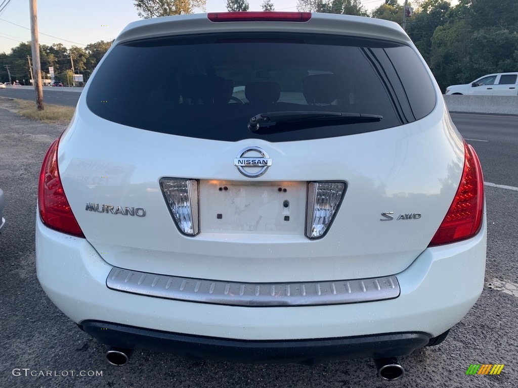 2006 Murano S AWD - Glacier Pearl / Cafe Latte photo #4