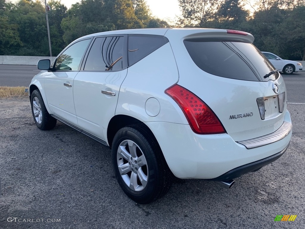 2006 Murano S AWD - Glacier Pearl / Cafe Latte photo #5