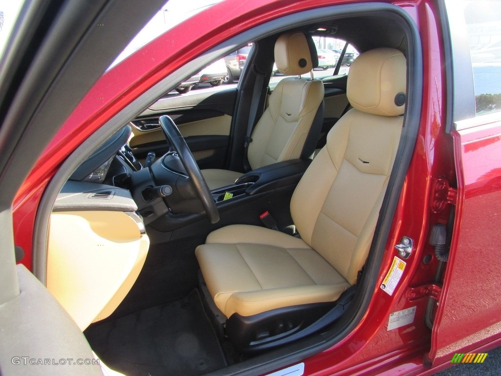 Caramel/Jet Black Interior 2014 Cadillac ATS 2.5L Photo #135275303